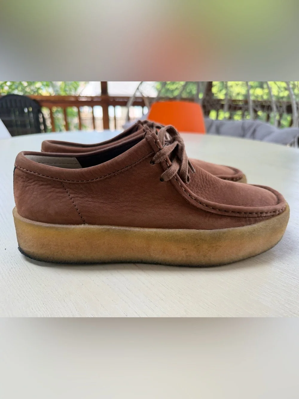 Clarks Mens Shoes Wallabee Cup Tan Nubuck 9.5 26167989